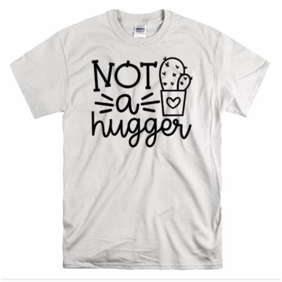 Not a Hugger, Cactus, Succulent T Shirt - Picture 1 of 7